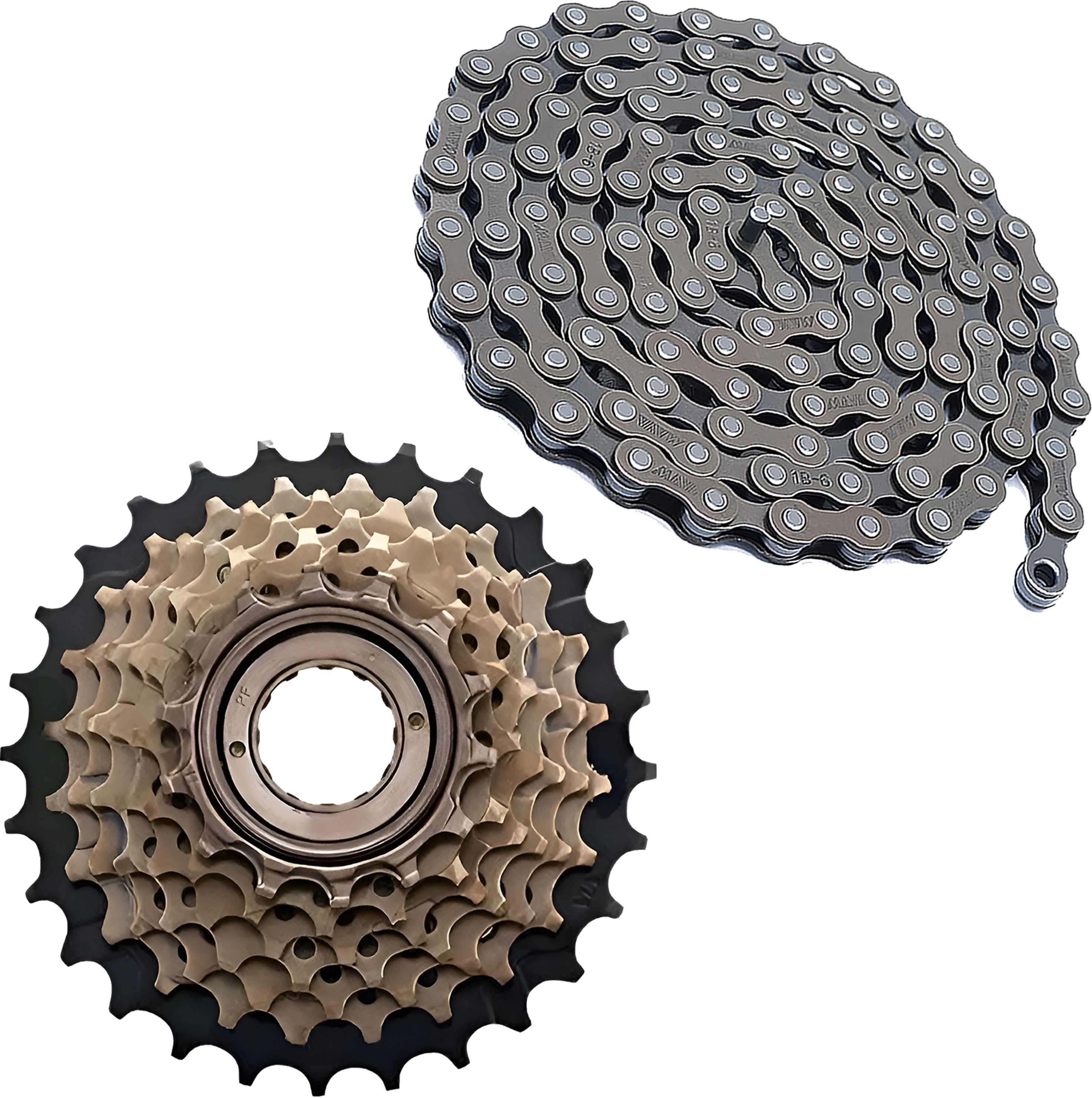 razaiq Cycle Rear Derailleur Kit with 7 Speed Cassette 14-28T & 116 Link Chain Bicycle Brake Disk-picture-37