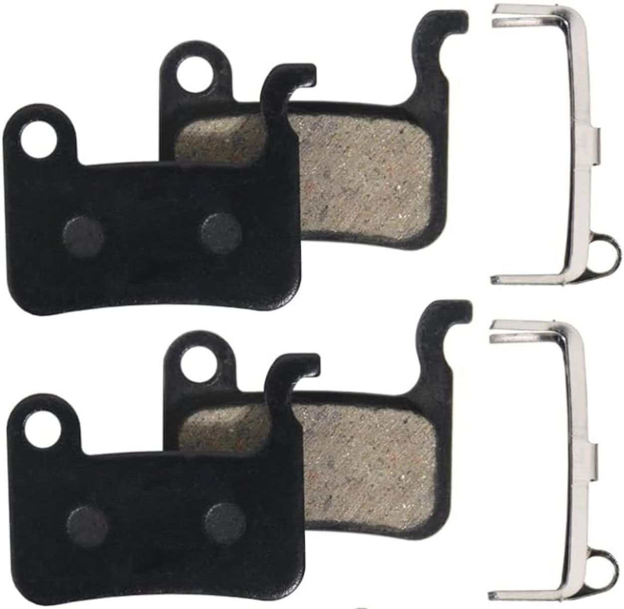 Bicycle Disc Braking Pads 2pair Resin MTB Mountain Bike Semi Metal Disc Machine Bicycle Brake Disk-image-12