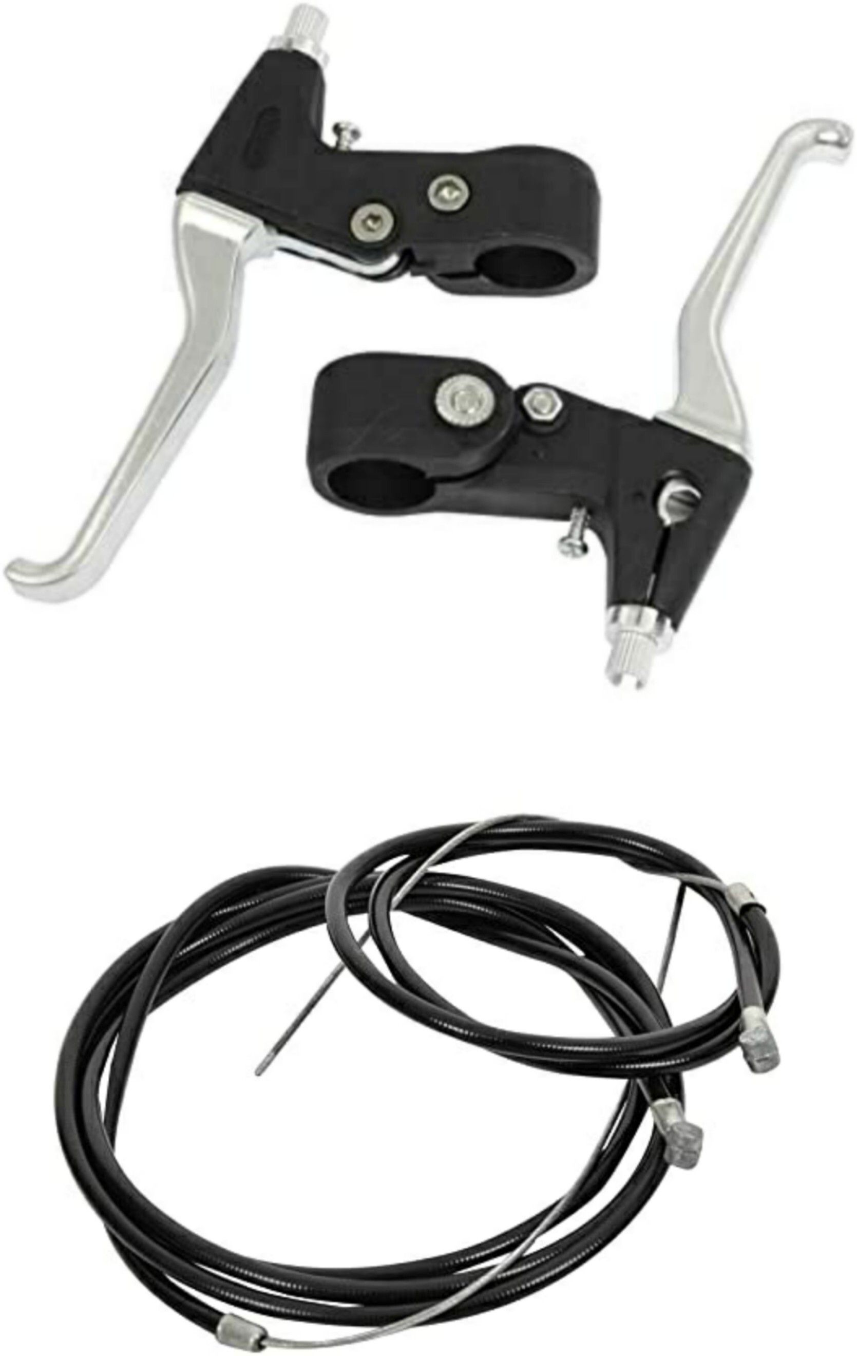 Ranger cycle cluch levers with pair of wires(BLACK) Bicycle Brake Disk-image-45