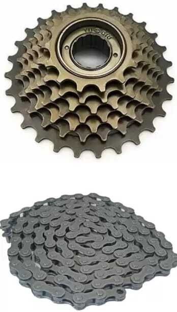 CLASS 7 SPEED FREEWHEEL WITH MULTISPEED 116 LINK GEAR CHAI Bicycle Brake Disk-image-30