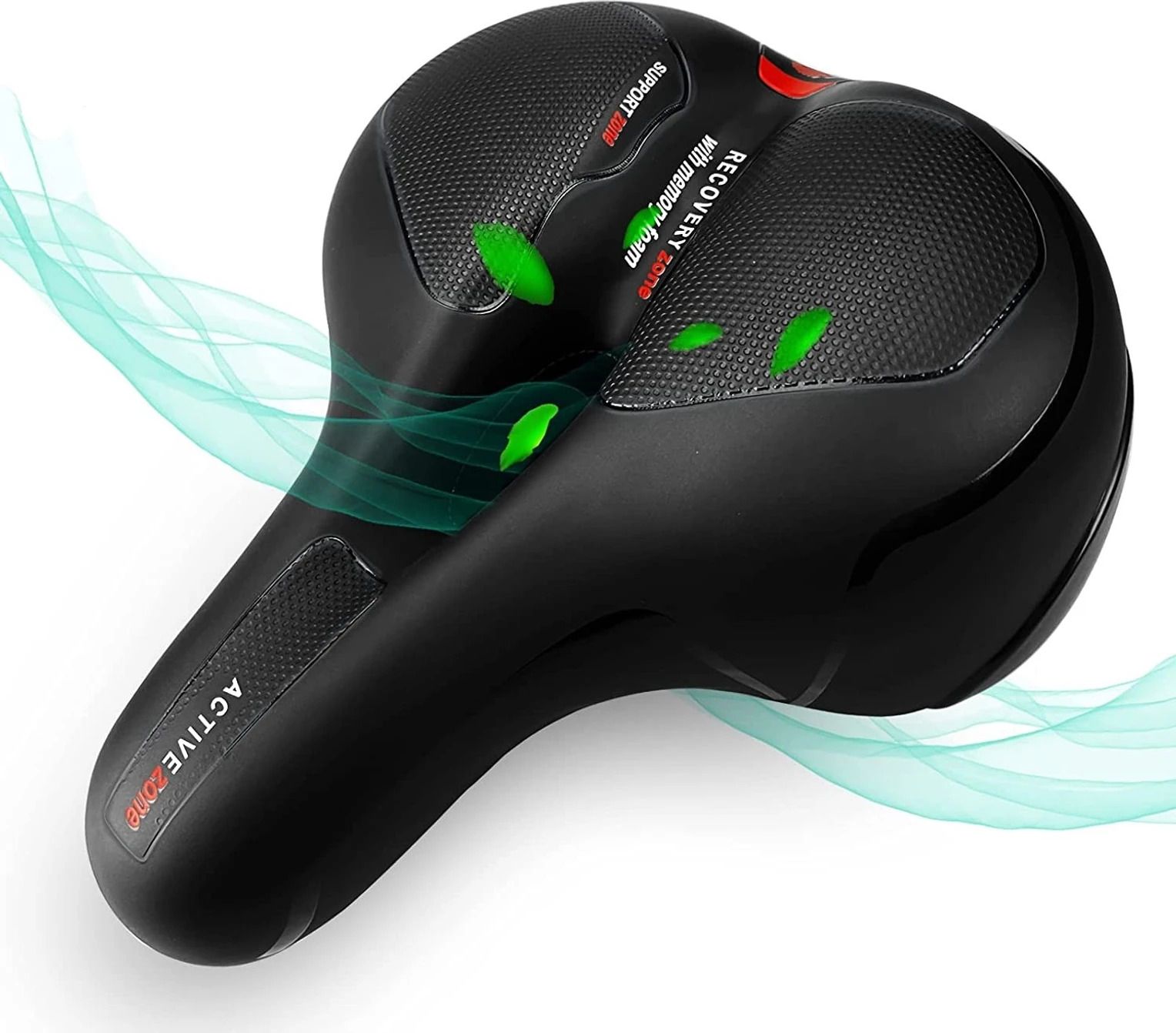 Extra Wide Breathable Comfy Cushioned Universal Bike Seat Waterproof Cycle Saddle-image-32