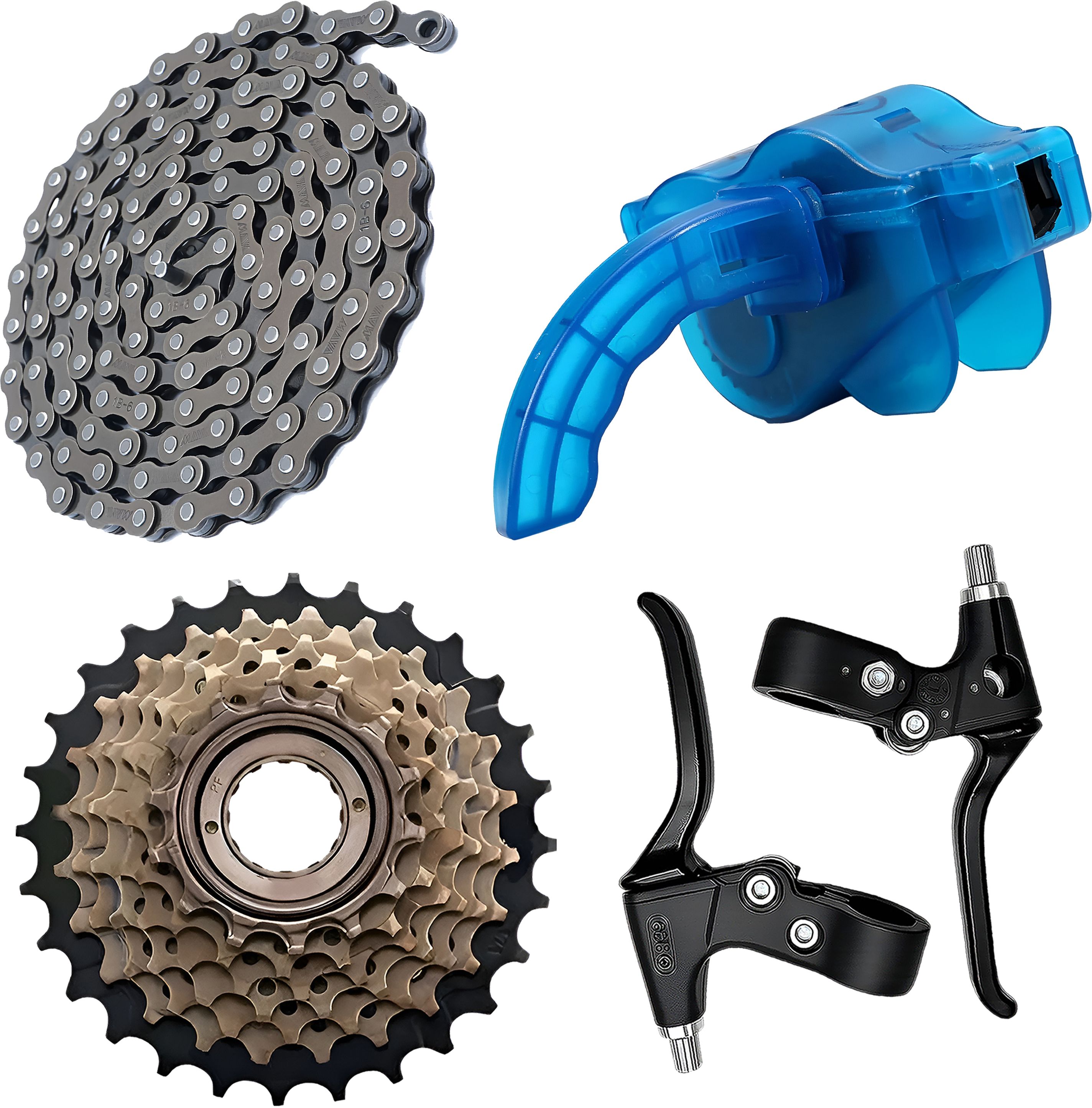 razaiq Cycle Chain Cleaning Tool with Cassette, Chain & Brake Lever Cable Set Bicycle Brake Disk-picture-17