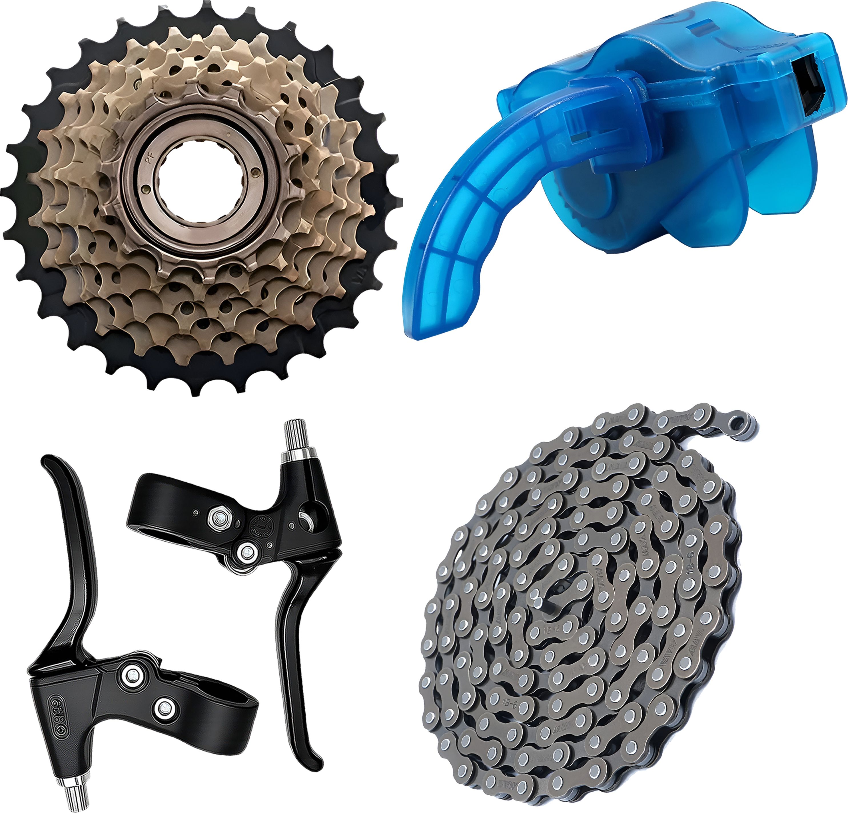 razaiq Bicycle Chain Cleaner Set with Chain, 7 Speed Cassette & Brake Cable Bicycle Brake Disk-picture-28