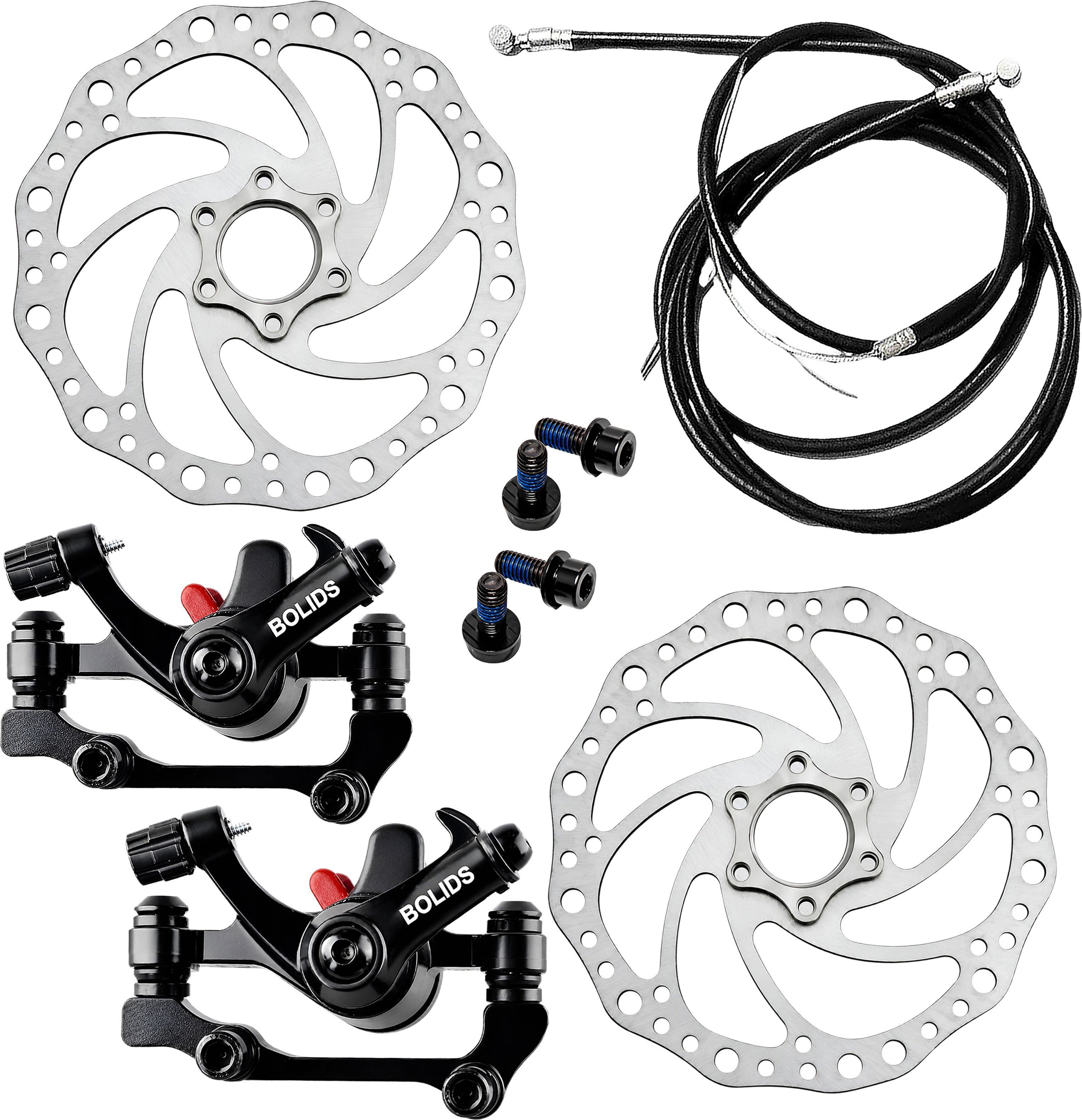 razaiq 2 Pack Bicycle Disc Brake System with Rotor Plates & Cable Wire Set Bicycle Brake Disk-picture-35