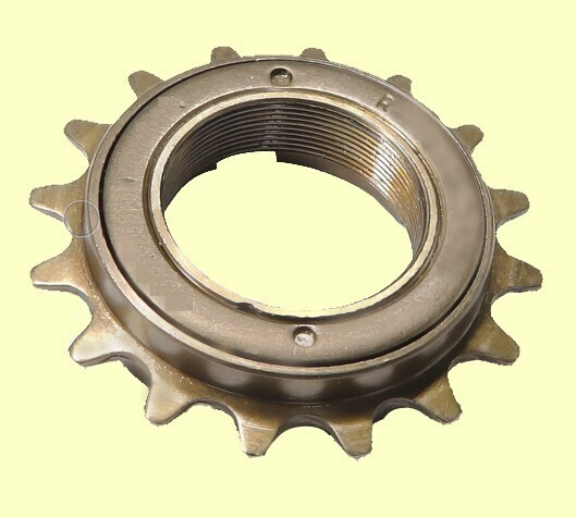indialot Bicycle Chain Freewheel 18T Single Speed Non Gear 00016 Bicycle Brake Disk image 1