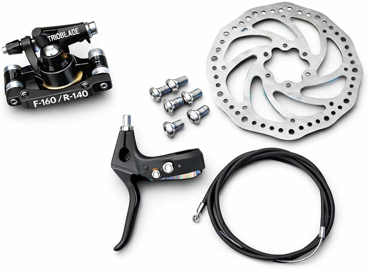 shri bicycles Bicycle Front Disc Break Set Thradless for All Bikes Cycle Stainless Steel Kit Bicycle Brake Disk-picture-15