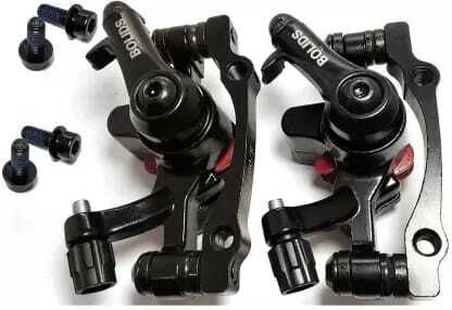 Bicycle Mechanical Disc Brake Cycling Front/Rear Calipers 140-160MM 2 Pieces Bicycle Brake Disk-image-33