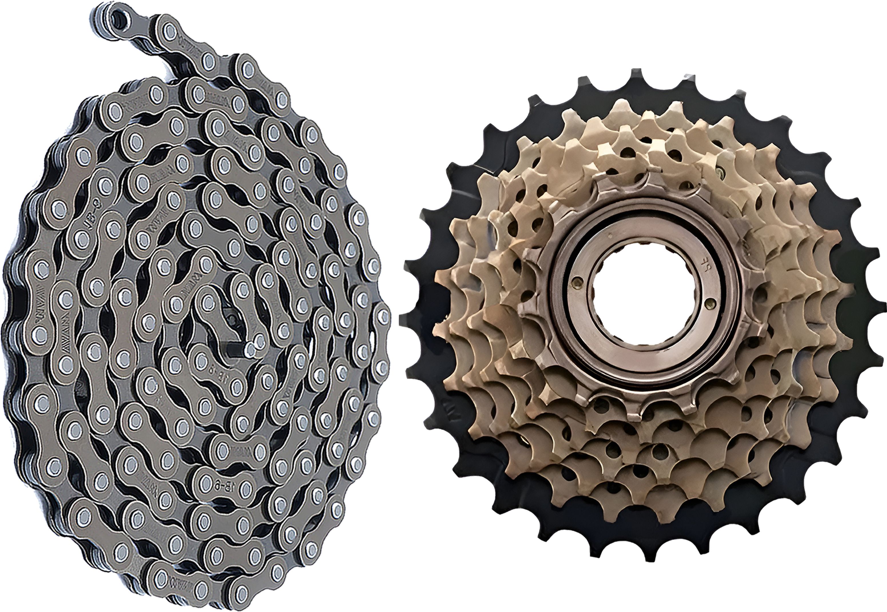 razaiq 7 Speed Bicycle Drivetrain Set with 14-28T Cassette & 116 Link Chain Kit Bicycle Brake Disk-picture-20