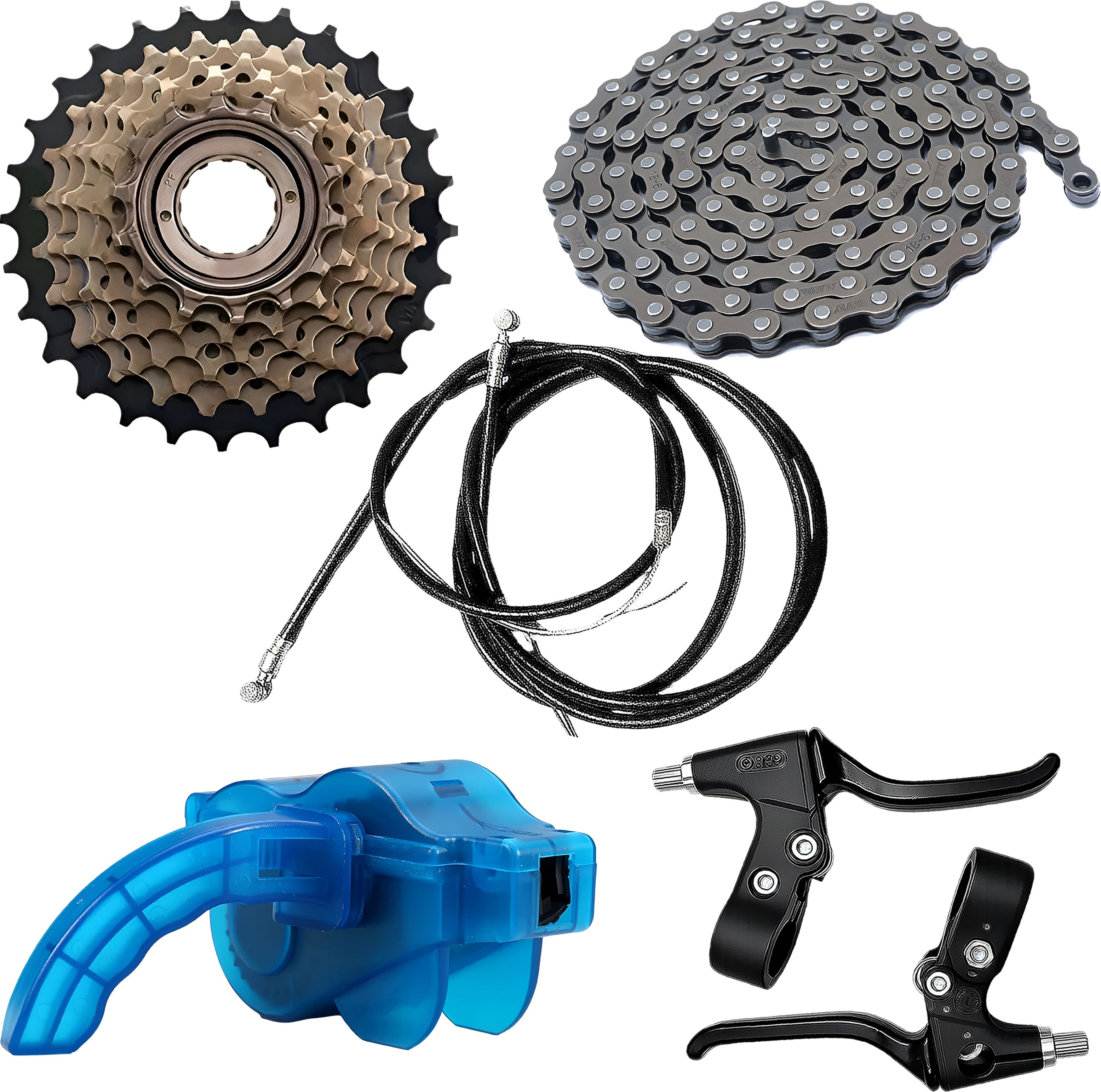 razaiq Cycle Chain Cleaner Tool, Cassette, Chain & Brake Lever Wire Combo Kit Bicycle Brake Disk-picture-36