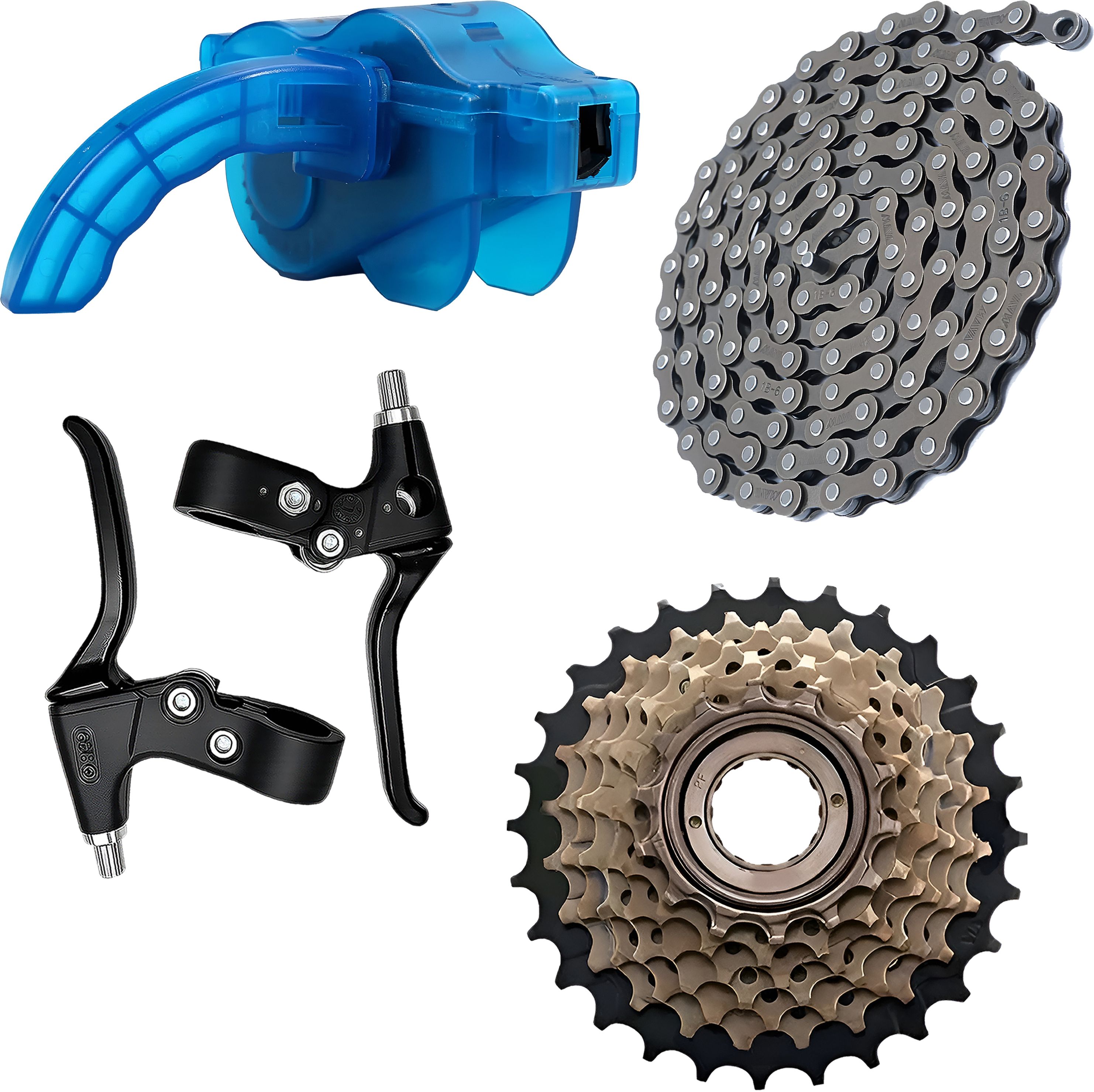 razaiq Bicycle Chain Cleaning Tool, 7 Speed Cassette & Disc Brake Cable Kit Bicycle Brake Disk-picture-13