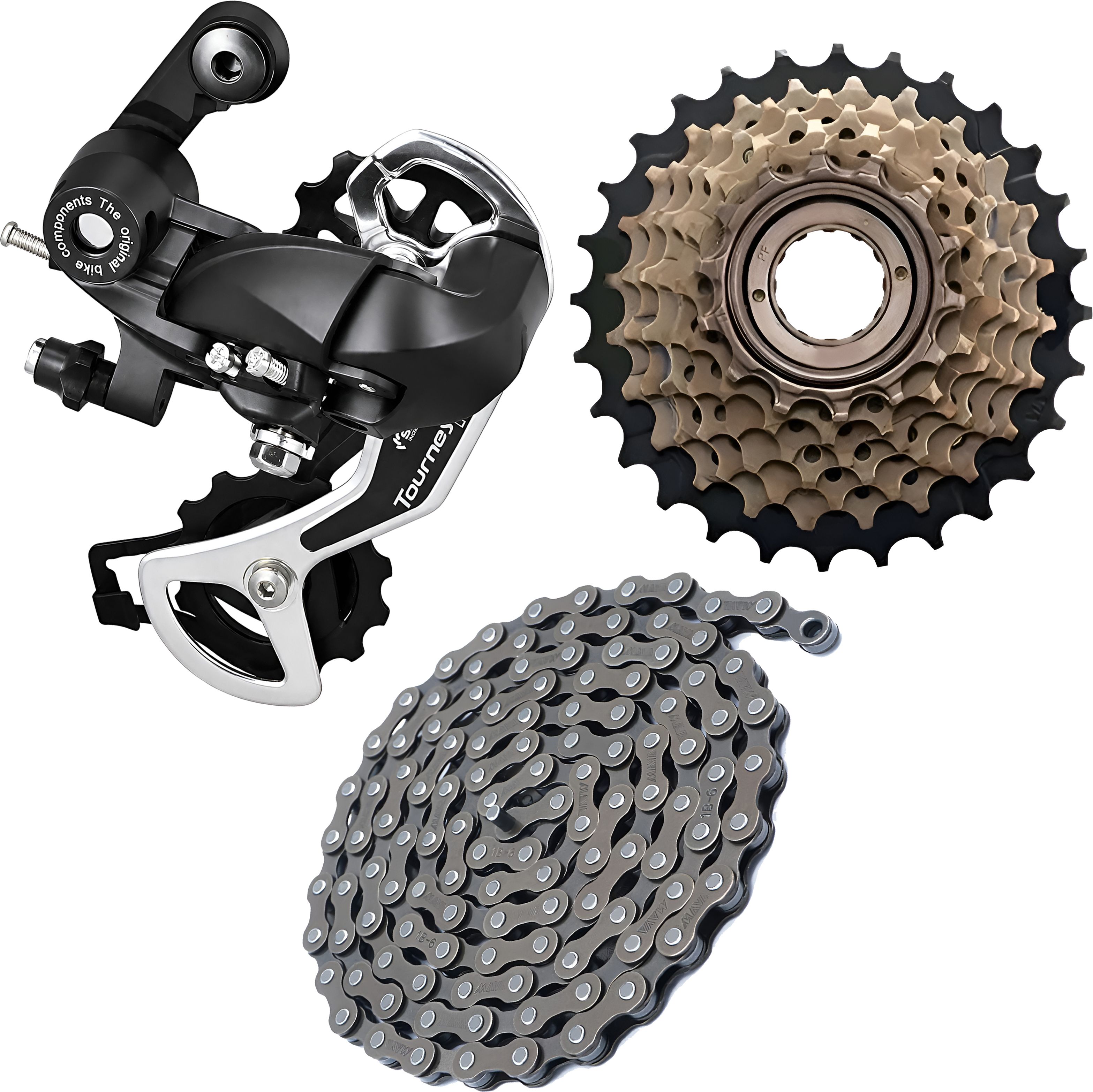 razaiq Bicycle Rear Derailleur 6/7/8 Speed with 116 Link Chain 14-28T Cassette Bicycle Brake Disk-picture-24