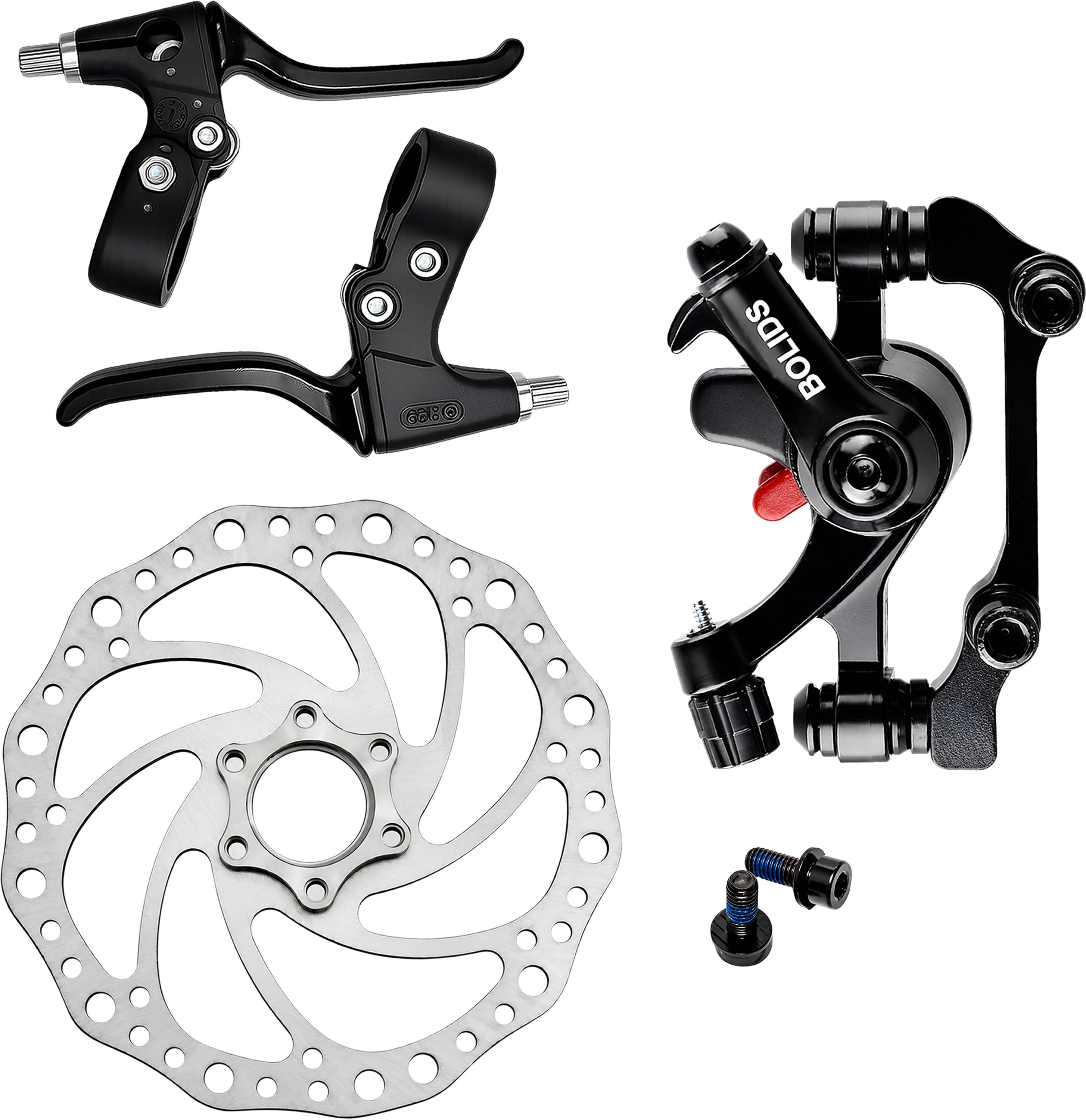razaiq Universal Cycle Disc Brake Set with Lever & 160mm Rotor Plate with Ring Bicycle Brake Disk-picture-16