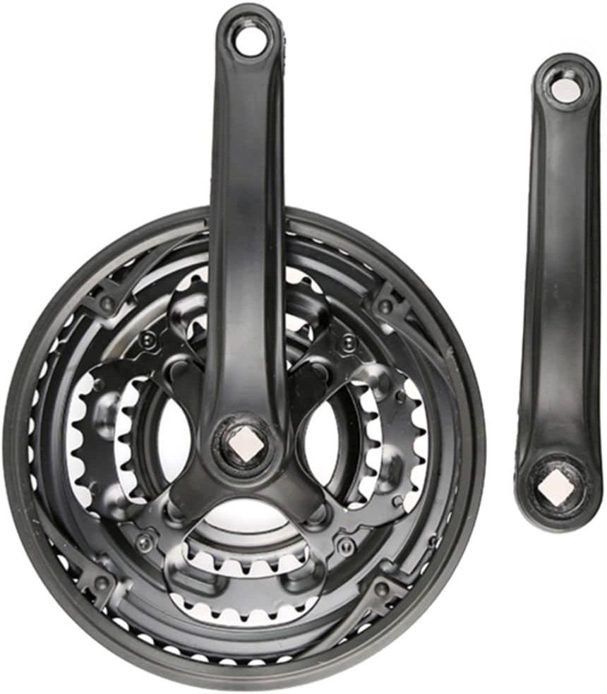 Cycle New Durable Design Bicycle 42T 3 Speed Cotterless Chain wheel Crankset Bicycle Brake Disk-image-10