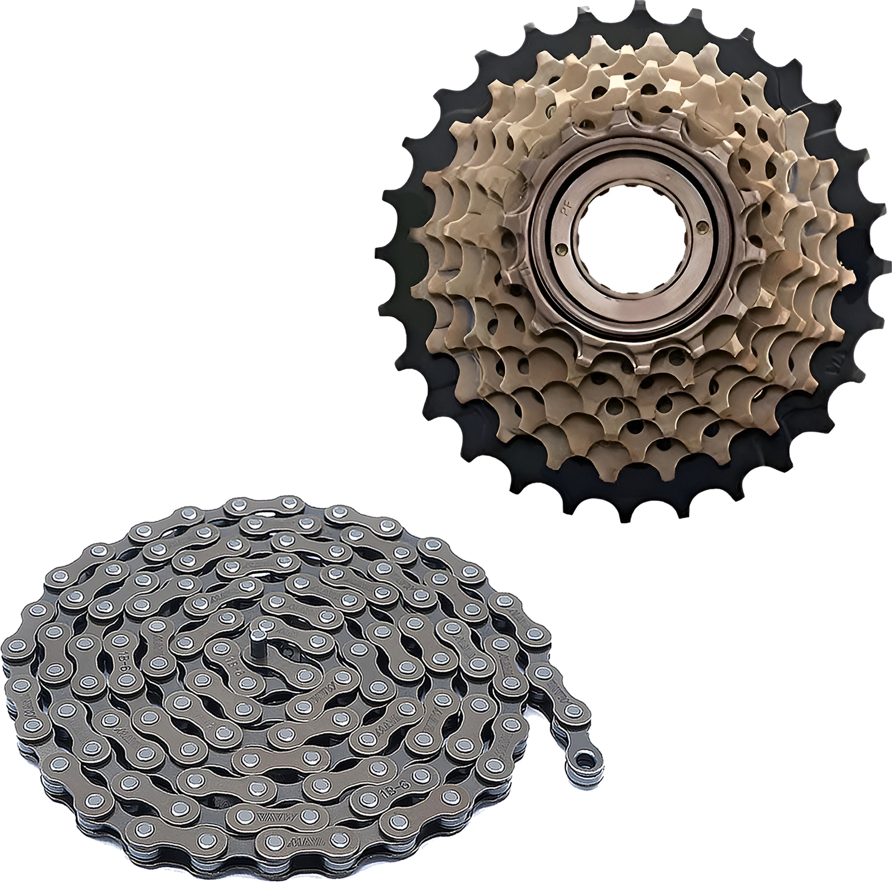 razaiq Universal 7 Speed Cassette 14-28T, Rear Derailleur & 116 Link Chain Kit Bicycle Brake Disk-picture-36