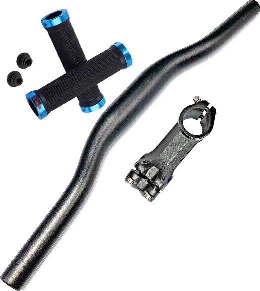 Bicycle Handlebar Metal Rod light Weight Bicycle Handlebar Stem Metal Ring Grip Bicycle Handle Grip-image-33
