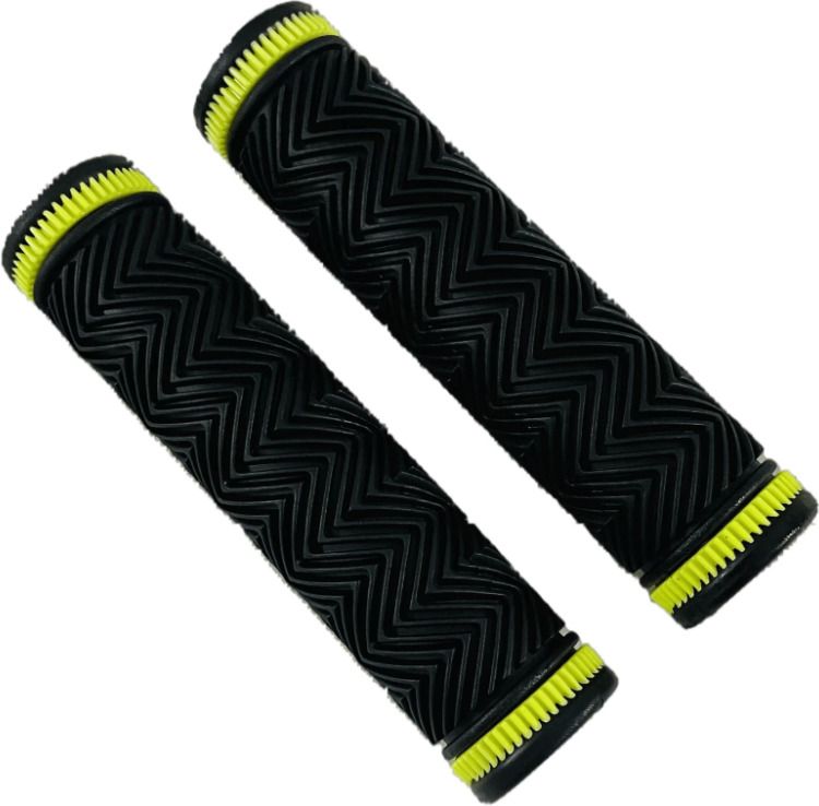razy Cycle Handlebar Grip Set Non Toxic Soft Rubber Anti-slip Standard Size Dual Tone Bicycle Handle Grip-picture-10
