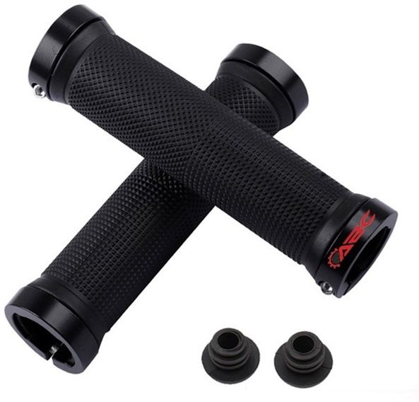 Premium Quality Cycling Lock-on Anti-slip Bicycle Handle Grips (Black) Bicycle Handle Grip-image-40
