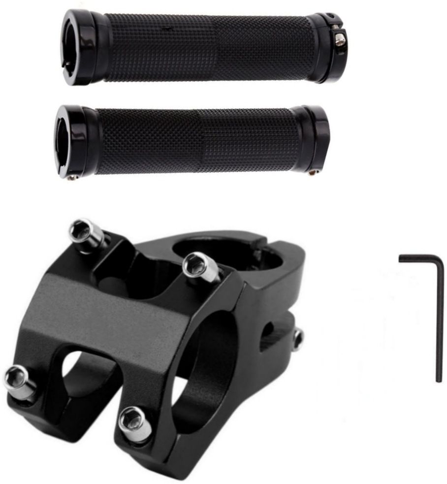 Bicycle Handle Grip with Stem MTB 31.8MM Aluminum Handlebar Stem Bicycle Stem Bicycle Handle Grip-image-23