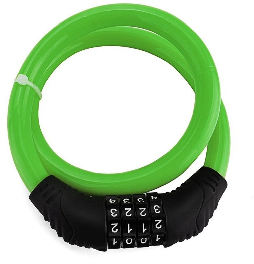 occel Greeen colour Multipurpose 4-Digit Numbe Lock for Bike,cycle,Helmet Wire Locks Bicycle Lock-picture-48