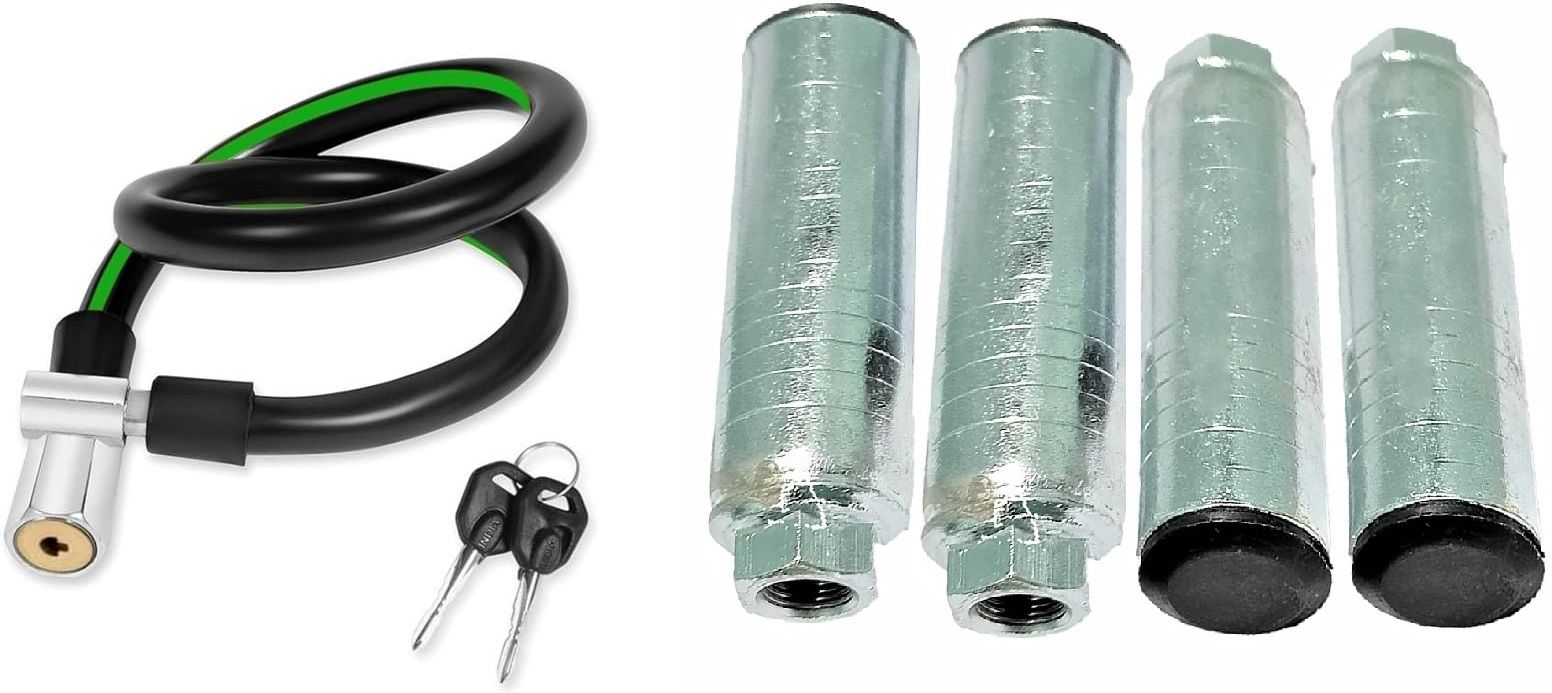 Cycle Lock with 2 Keys Bicycle Foot Rest Side Stand Bicycle Lock-image-25
