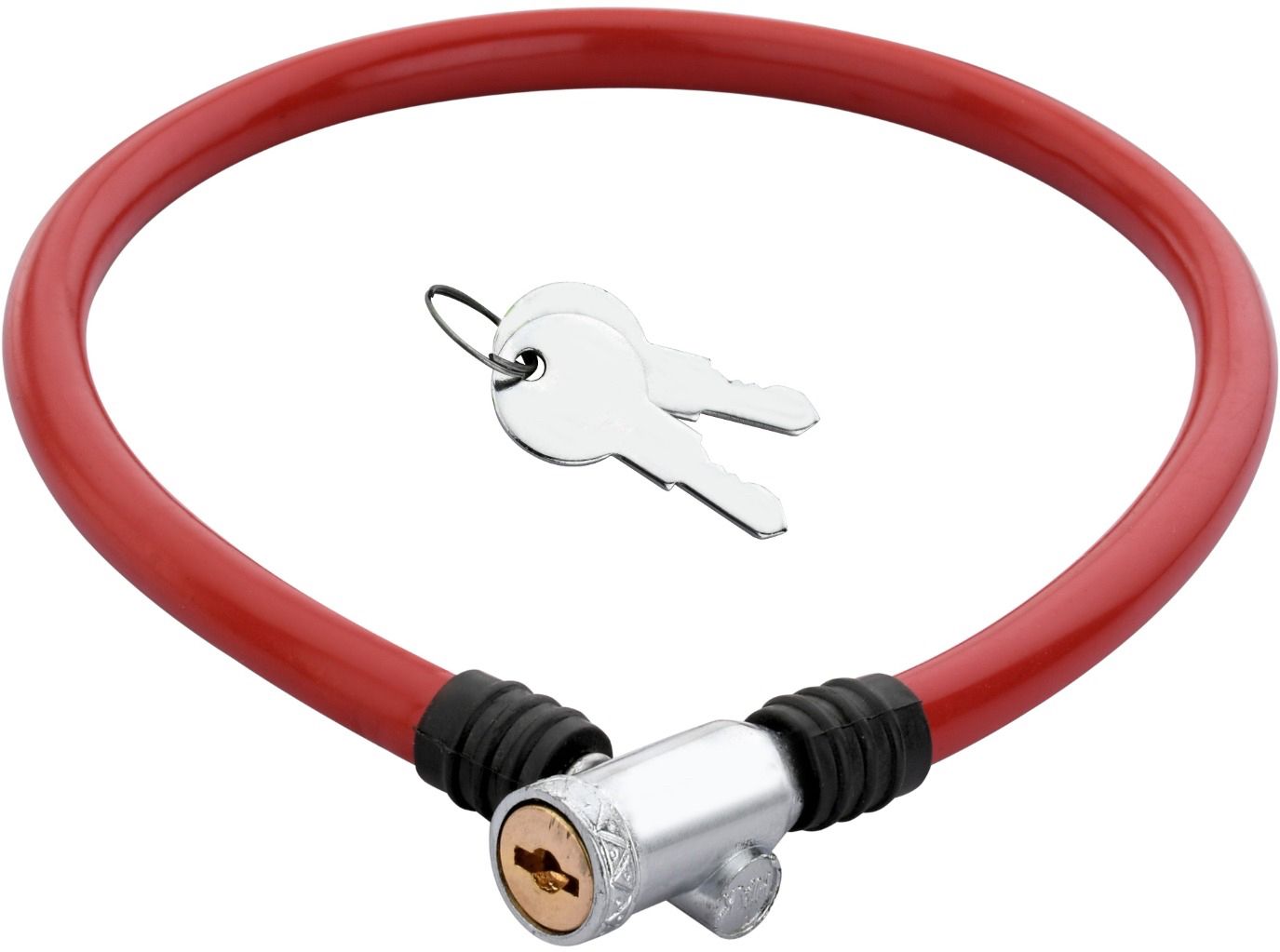 konio Steel Cable Lock For Multipurpose Uses with 2 Keys (Red) Bicycle Lock-picture-40