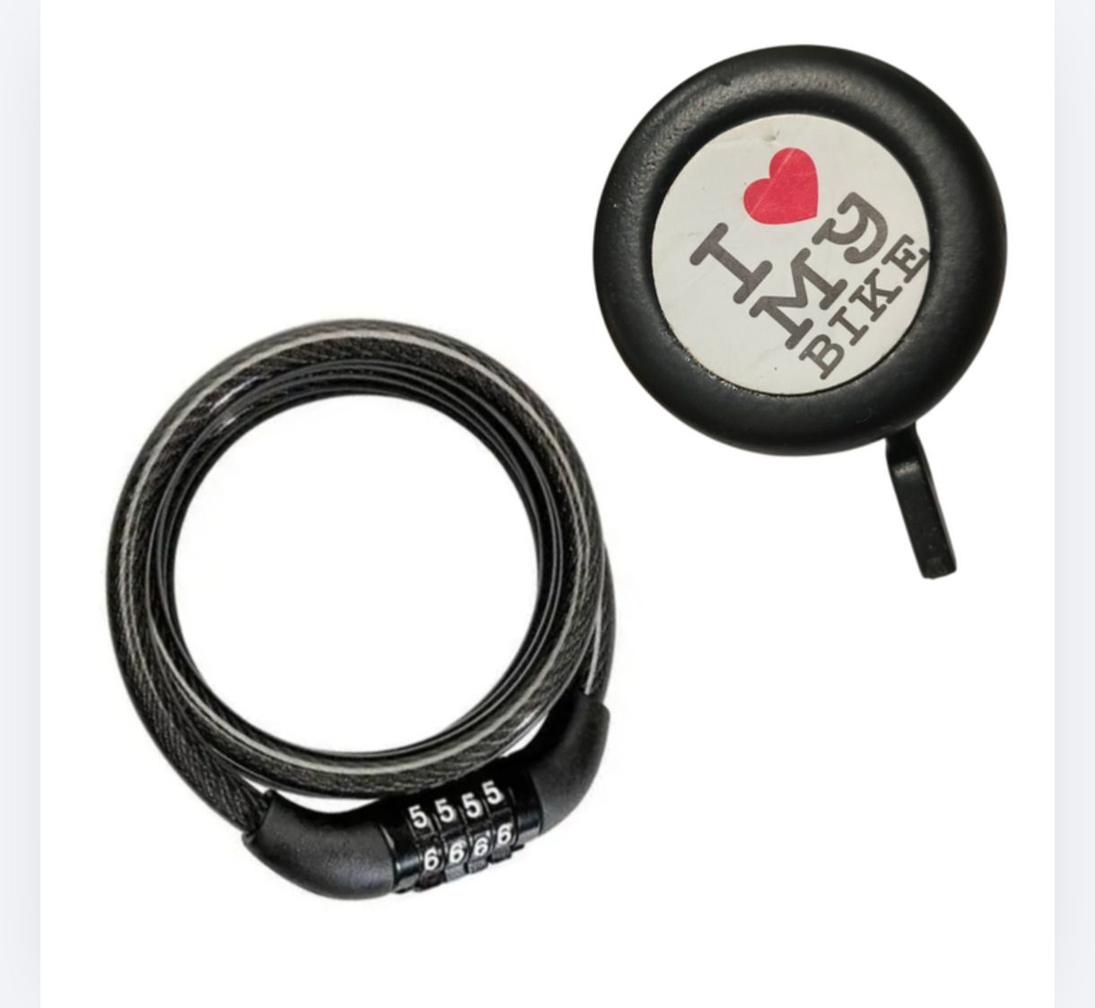 rahidhay 4 Digit Cycle Number Lock with Bell Combo Bicycle Lock-picture-12