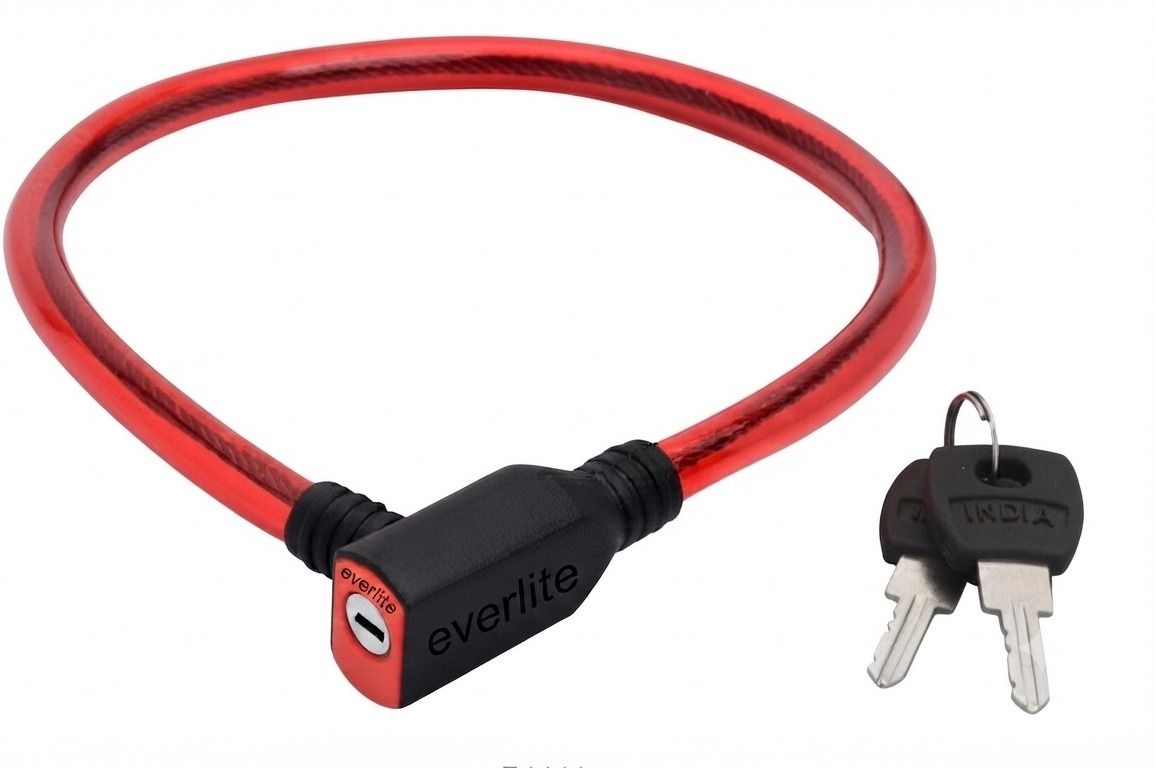 Multi Purpose Cable Locks | Bike Lock | cycle Lock | Helmet Lock(Pack of 1) Bicycle Lock-image-25