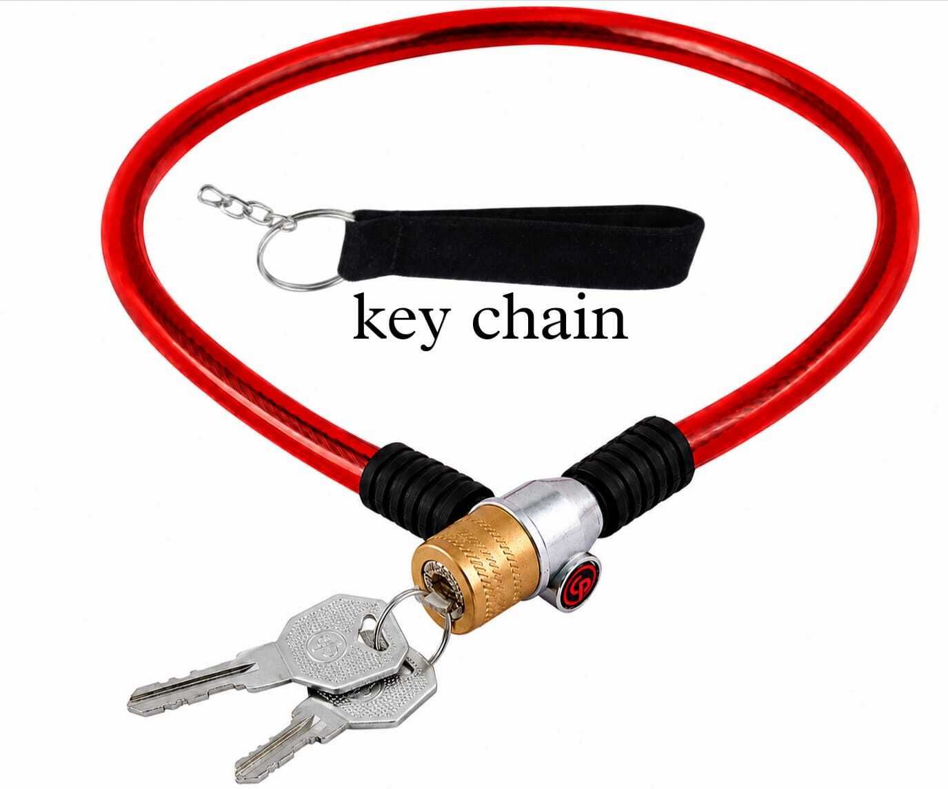 Bike Lock | Cable Locks | Cycle Lock | Helmets or Scooters (Pack of 1) Bicycle Lock-image-35