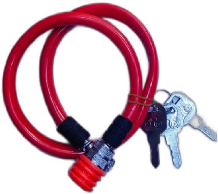 gymisa Heavy-Duty Anti-Theft Lock for Multipurpose Cycle & Helmet With 3Key Bicycle Lock-picture-32