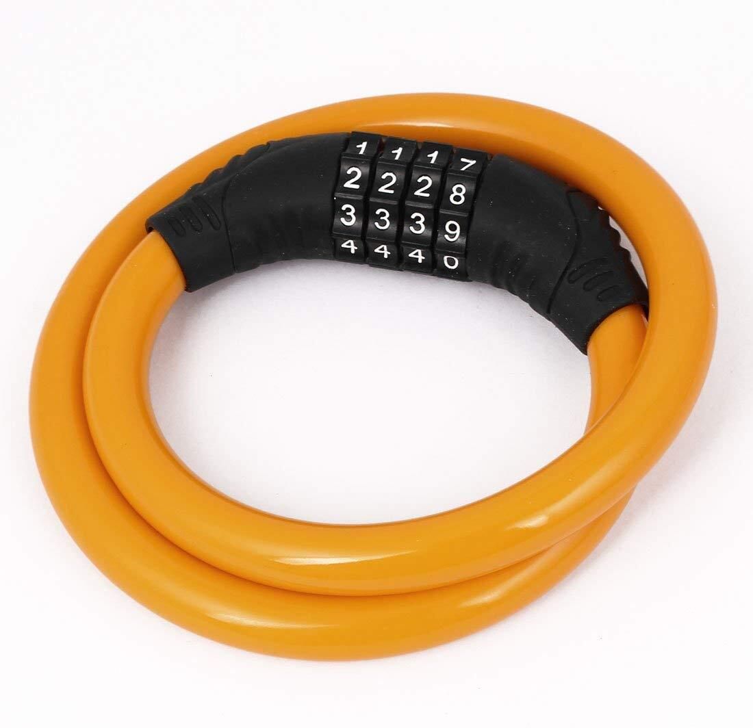 Orenge colour Cycle Lock 4-Digit Combination Cyclee Lock_ Bicycle Lock-image-26
