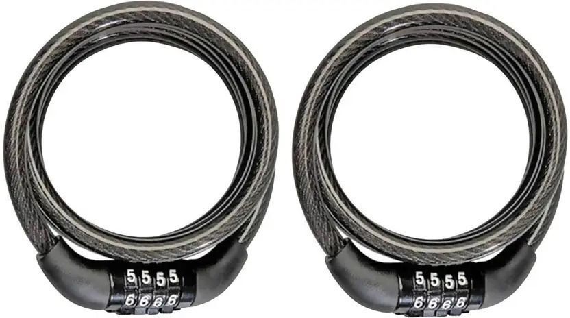 occel Number Cable Lock Bike/Bicycle Helmet Lock 4 Digit Lock pack of 2pc Bicycle Lock-picture-18