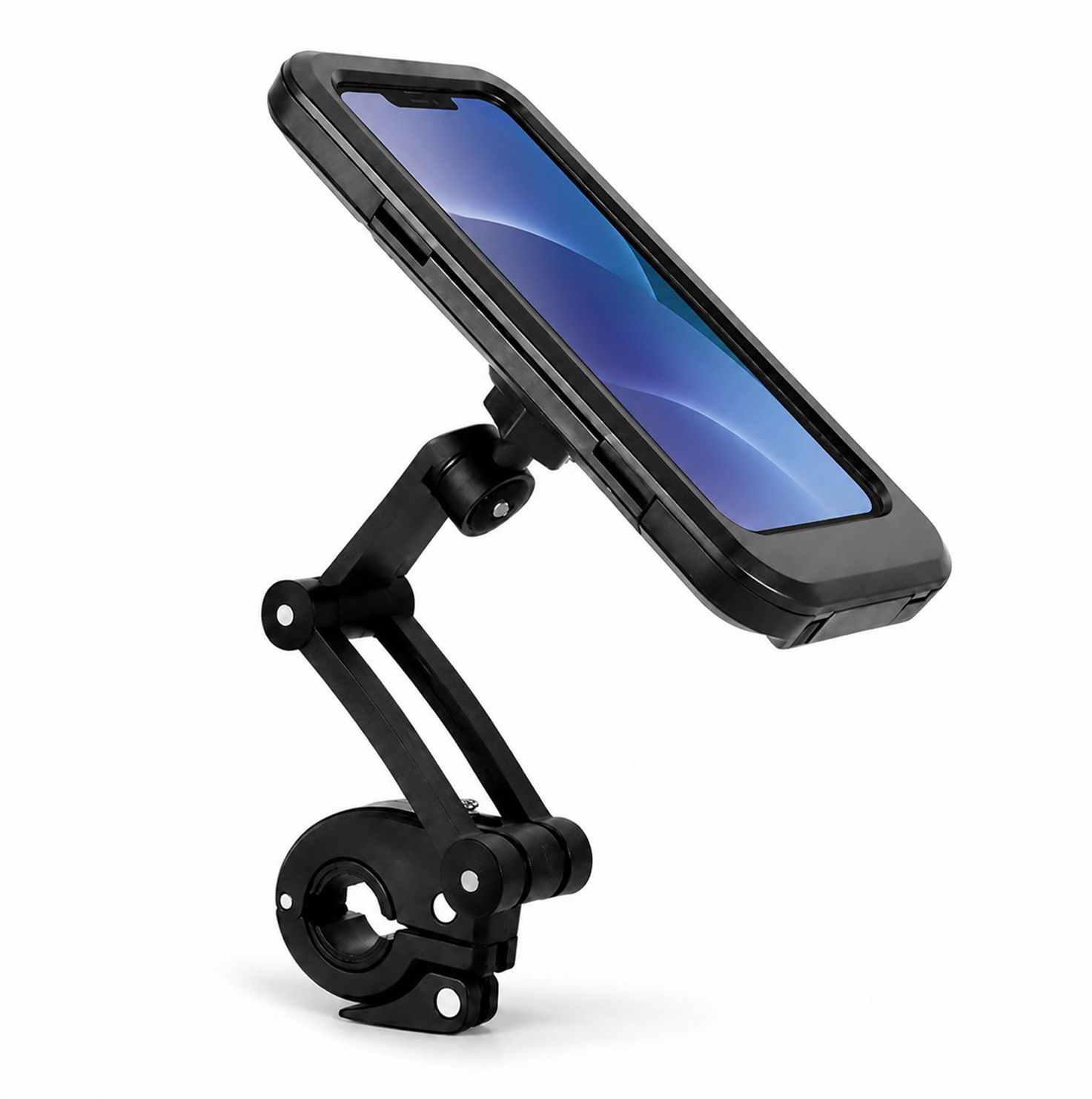 Waterproof Bike Phone Holder for Cycling | Adjustable Handlebar Mobile Mount Bicycle Phone Holder-image-48