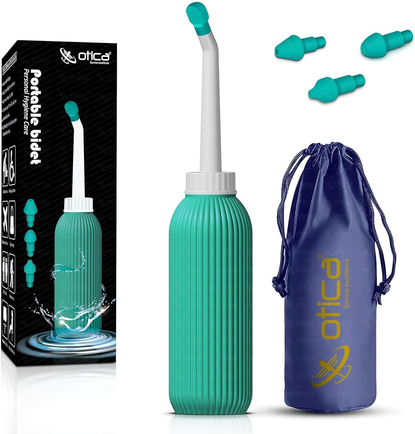 Portable Bidet Spray for Toilet 500ML Handheld Personal Hygiene Peri Bottle Bidet Nozzle