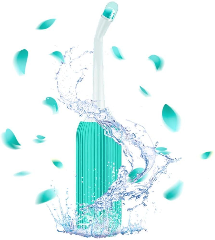 Retractable Travel Bidet with Bag/2 Nozzles for Toilet, Camping,Personal hiegene Bidet Nozzle