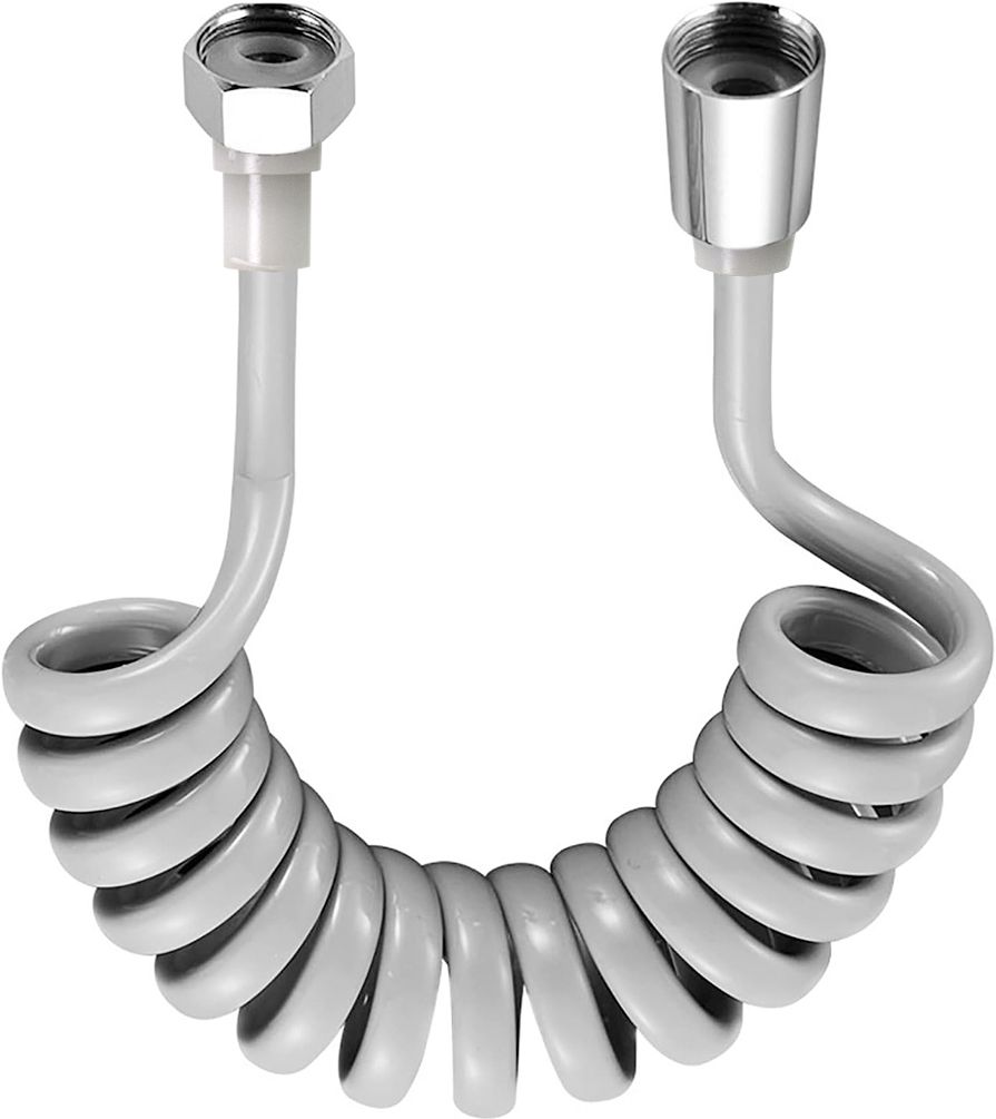 Flexible Bidet Sprayer Hose 6.6ft Universal Stainless Steel Manual Bidets