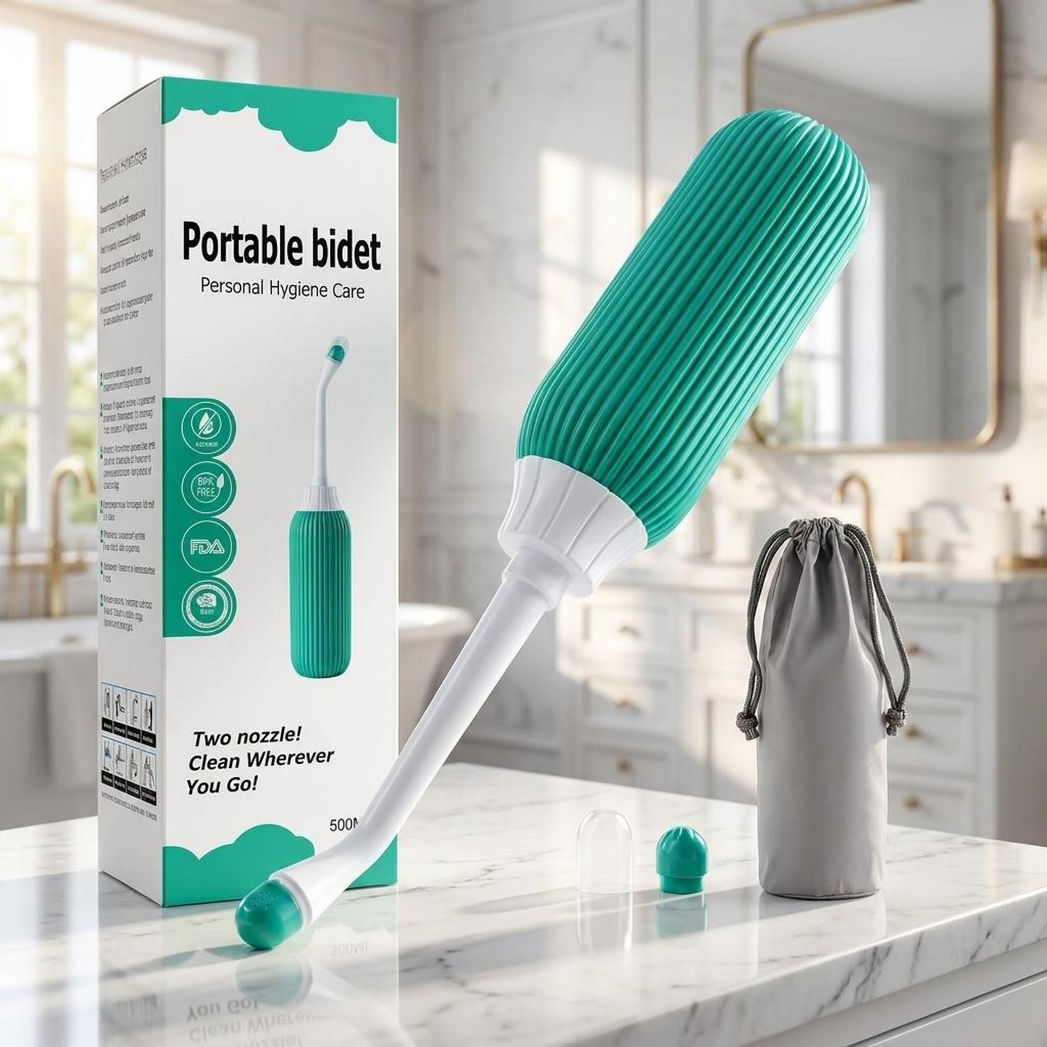 oridor Reusable Travel Bidet Bottle 500 ml Personal Cleaning Washer Multicolor-A22 Bidet Nozzle-picture-15