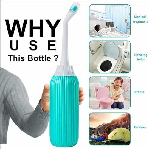 nimyank Portable bidet, Jet Spray for Toilet | Retractable, 2 angled Nozzles NI101 Manual Bidets-picture-6