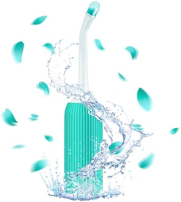 Portable Retractable Travel Bidet with Bag/2 Nozzles for Toilet Manual Bidets