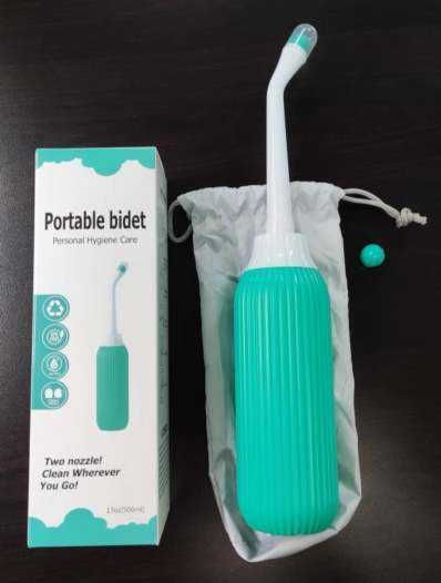 Portable bidet, Jet Spray for Toilet | Retractable, 2 angled Nozzles P189 Manual Bidets-image-45