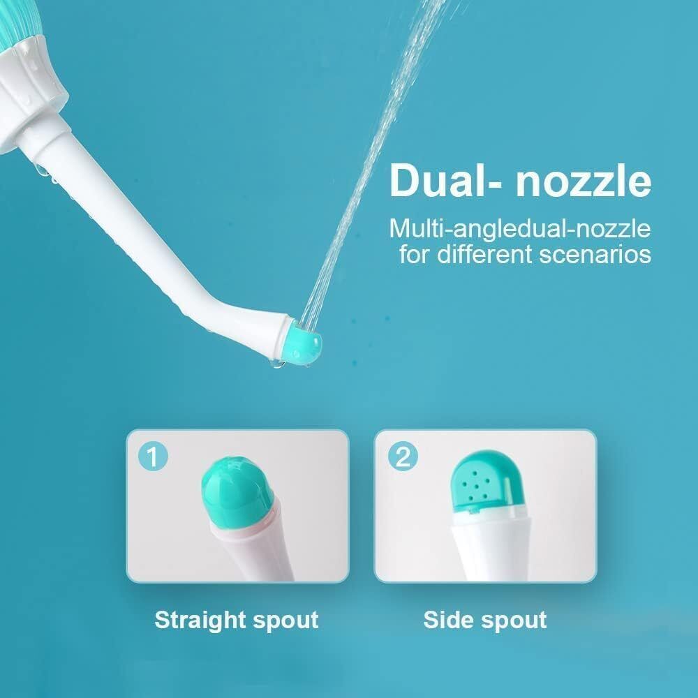 nimyank Portable bidet, Jet Spray for Toilet | Retractable, 2 angled Nozzles NI38 Manual Bidets-picture-21