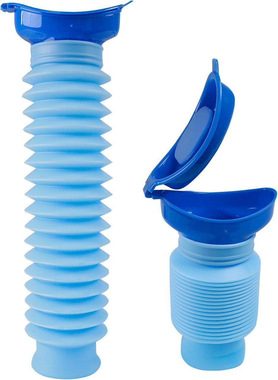 Pee Bottles for Men, Adjustable Emergency Urinal Car Pee Bottle Manual Bidets
