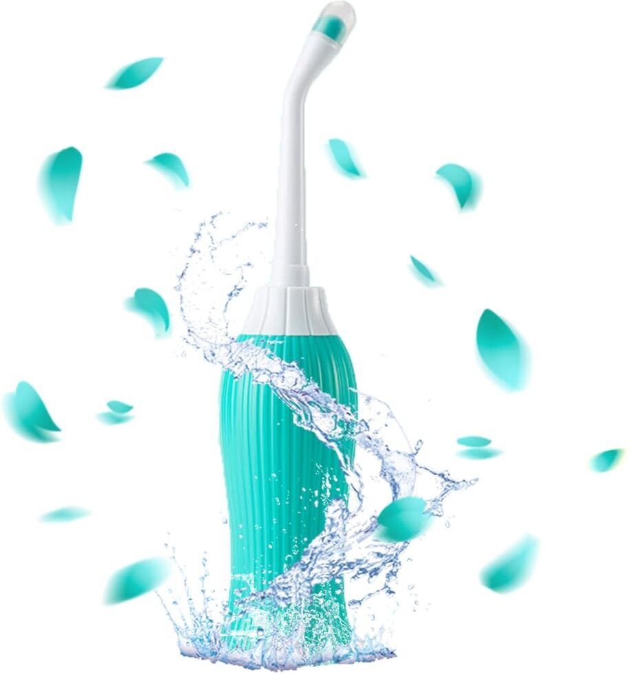 Retractable Handheld Portable Bidet with Travel Bag Angled Spray Nozzle Manual Bidets