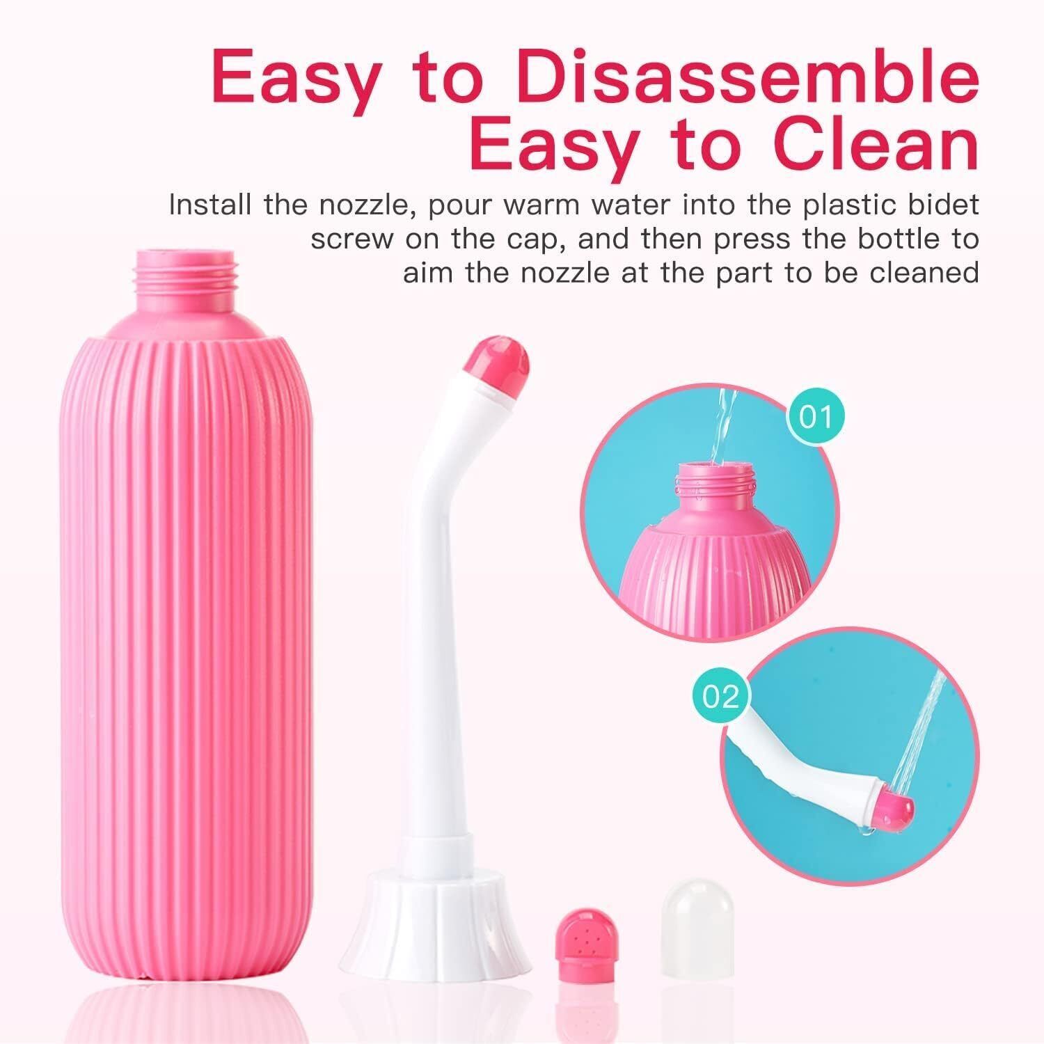 nimyank Portable bidet, Jet Spray for Toilet | Retractable, 2 angled Nozzles NI48 Manual Bidets-picture-11