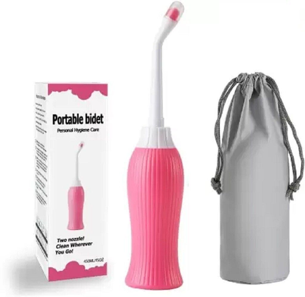 Portable bidet, Jet Spray for Toilet | Retractable, 2 angled Nozzles P295 Manual Bidets-image-46