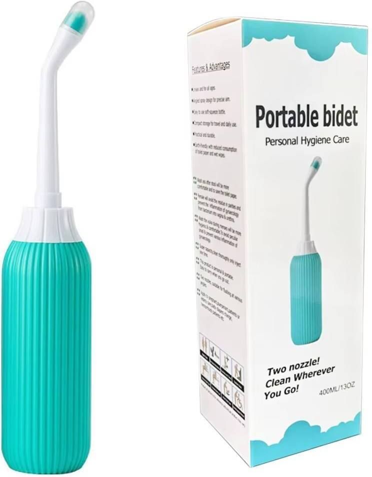 nimyank Portable bidet, Jet Spray for Toilet | Retractable, 2 angled Nozzles NI184 Manual Bidets-picture-15