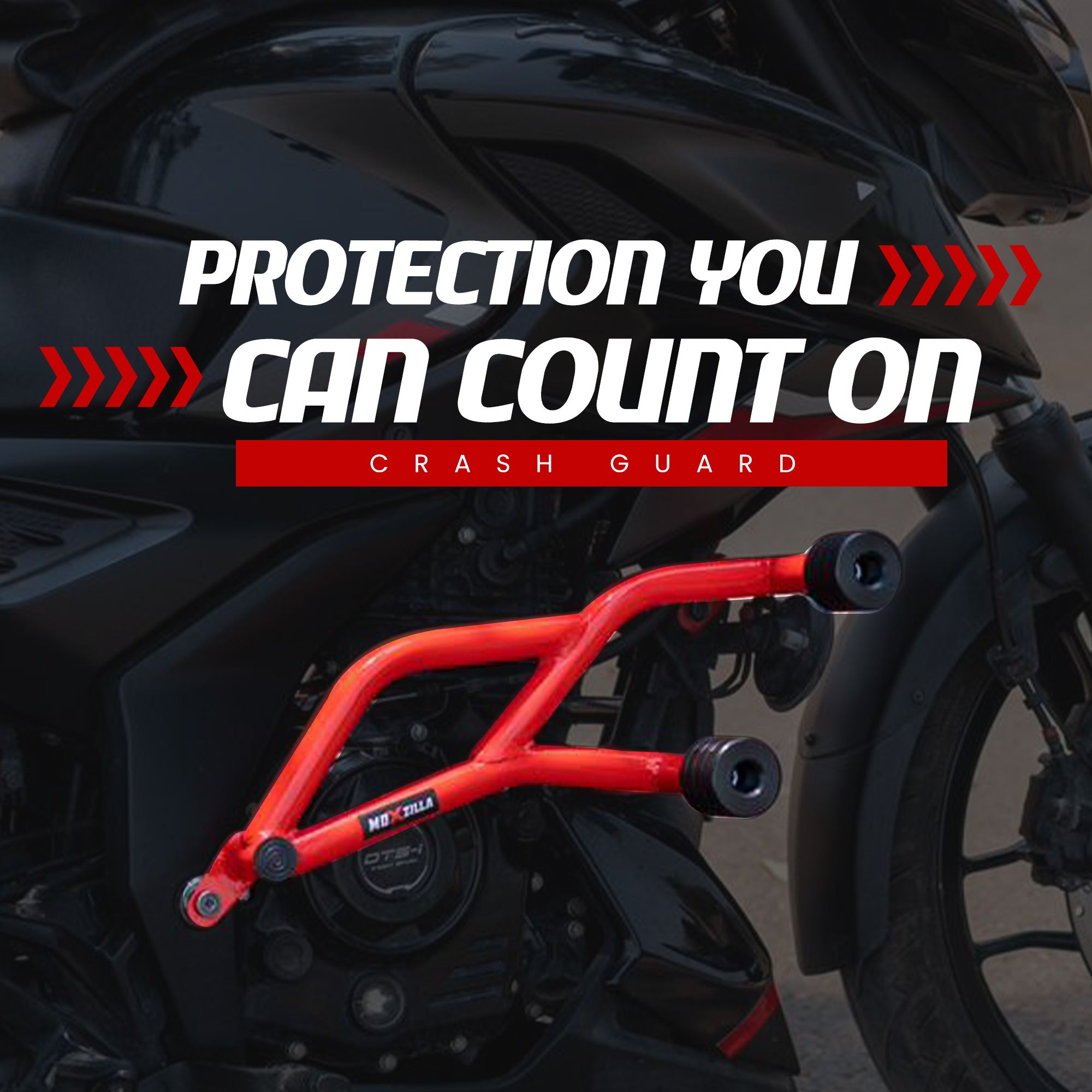 PULSAR N160\N250 Crash Guard RED