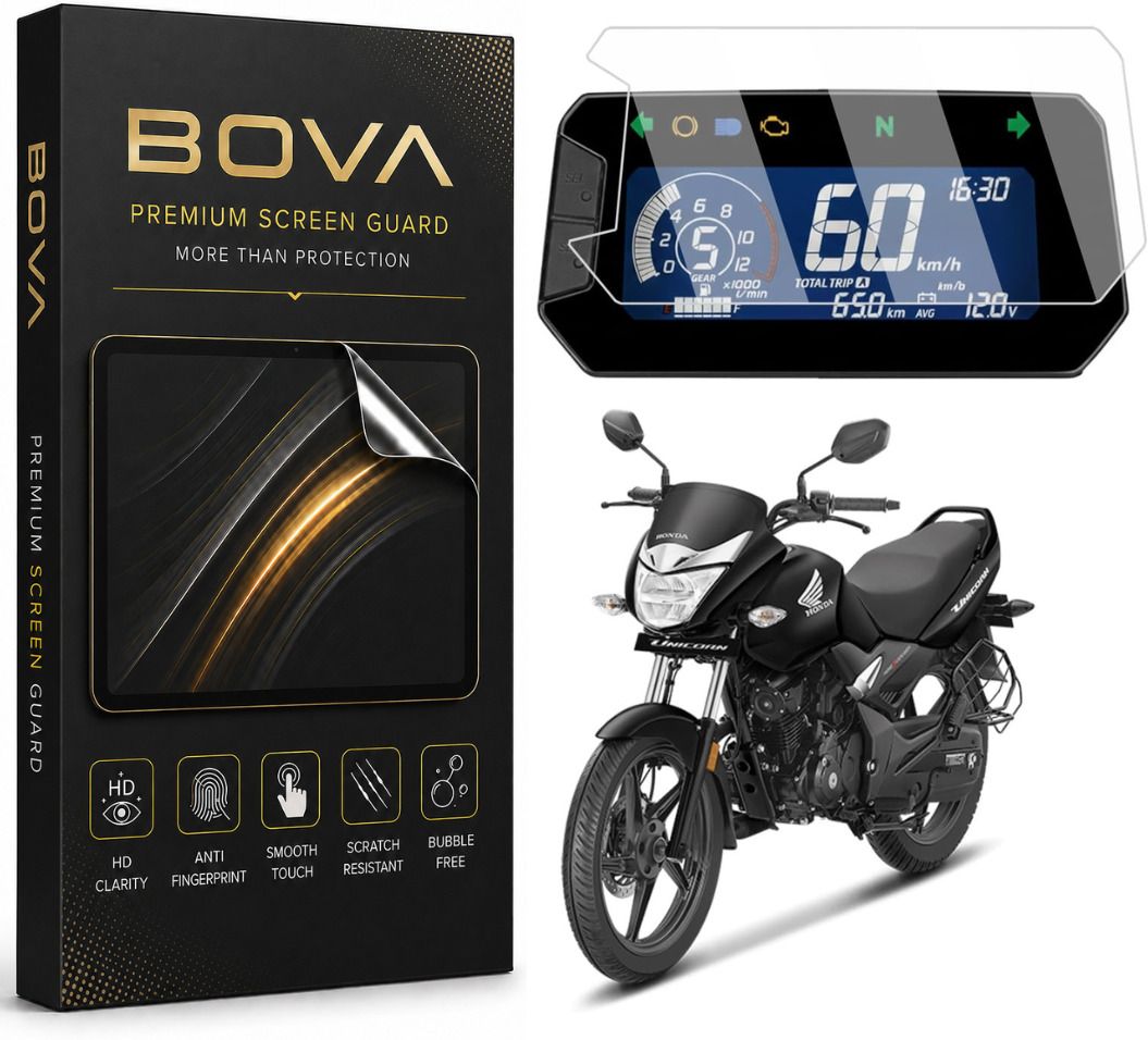 digital meter screen guard for honda cb unicorn 160 bike display screen guard