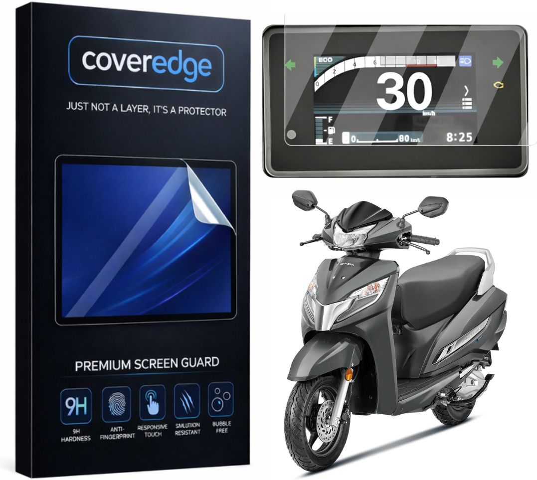 Premium Screen Guard For NEW HONDA ACTIVA 125 DLX & SMART [Not Tempered Glass] Bike Display Screen Guard-image-43