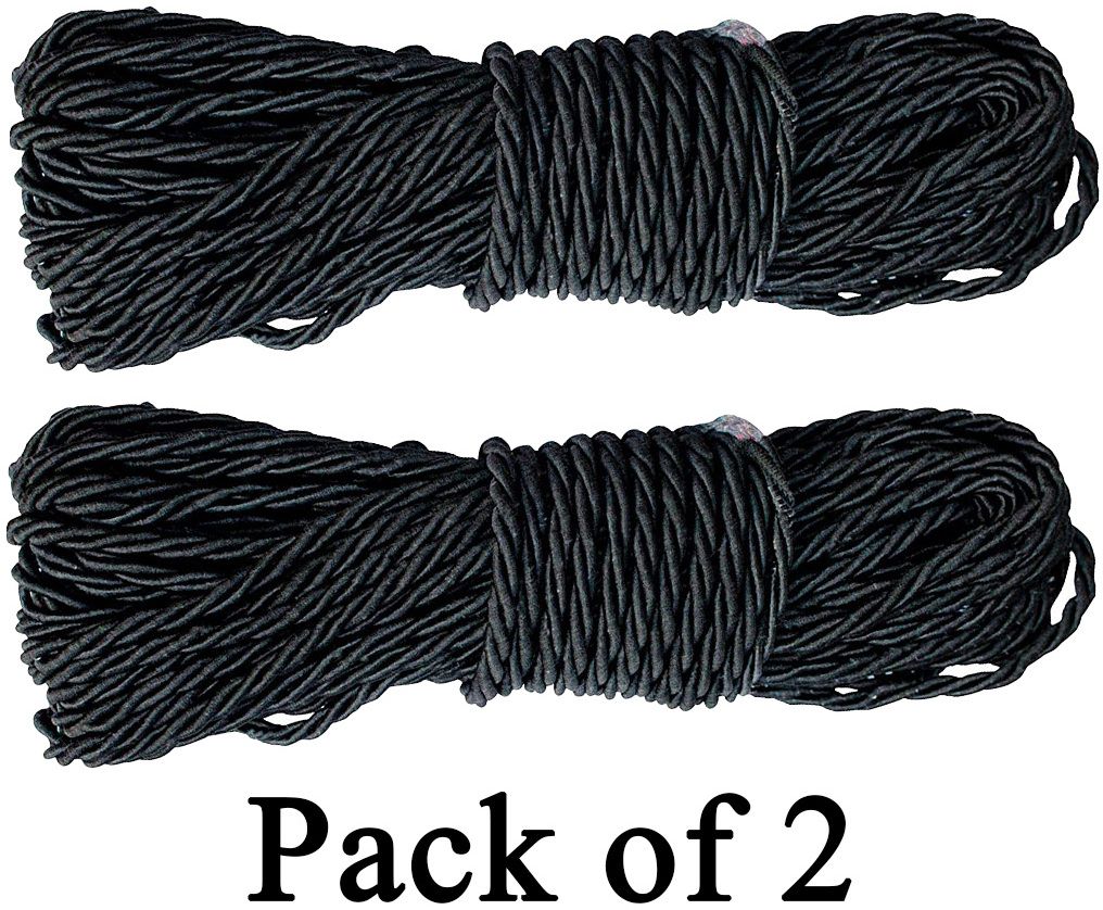 Leg Guard Rope Pack of 2 Bike Crash Guard Rope Black(Universal For Bike)