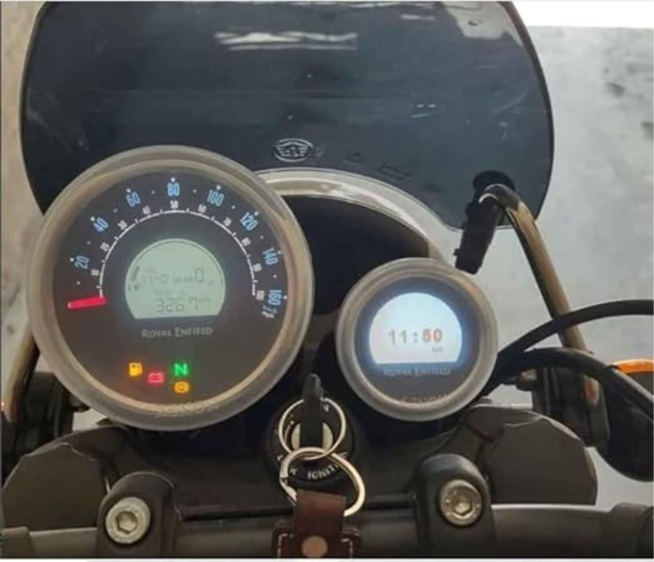 Bike Cap Cover Waterproof PVC Meter Cover, Ampere Meter for RE Meteor Model Bike Display Screen Guard